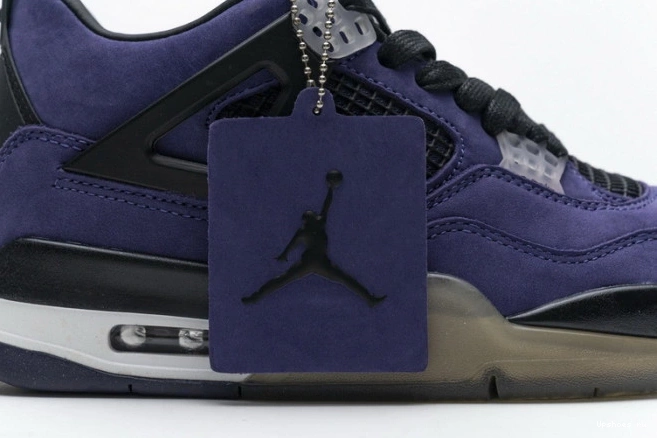 AJ4-766302 Jordan Retro Air Scott 4 Travis Purple x 0809